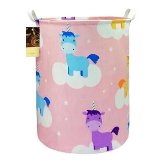 Alopini Wäschekorb, große Leinwand Stoff leichte Lagerung Korb Spielzeug Organisator schmutzige Kleidung zusammenklappbar wasserdicht  