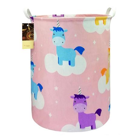 Alopini Wäschekorb, große Leinwand Stoff leichte Lagerung Korb Spielzeug Organisator schmutzige Kleidung zusammenklappbar wasserdicht  