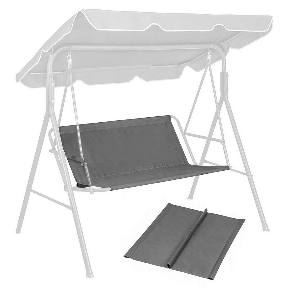 Altalena da giardino 120 x 93 cm grigia MultiGarden