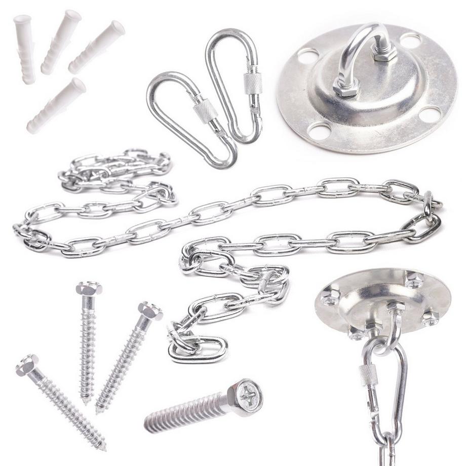 Staffa per tetto con catena - 200 kg