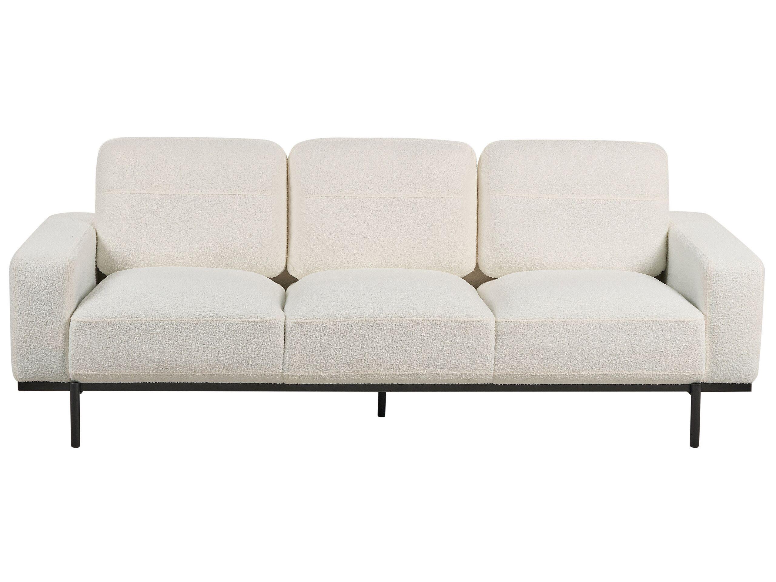 Beliani 3 Sitzer Sofa aus Bouclé Modern SOVIK  