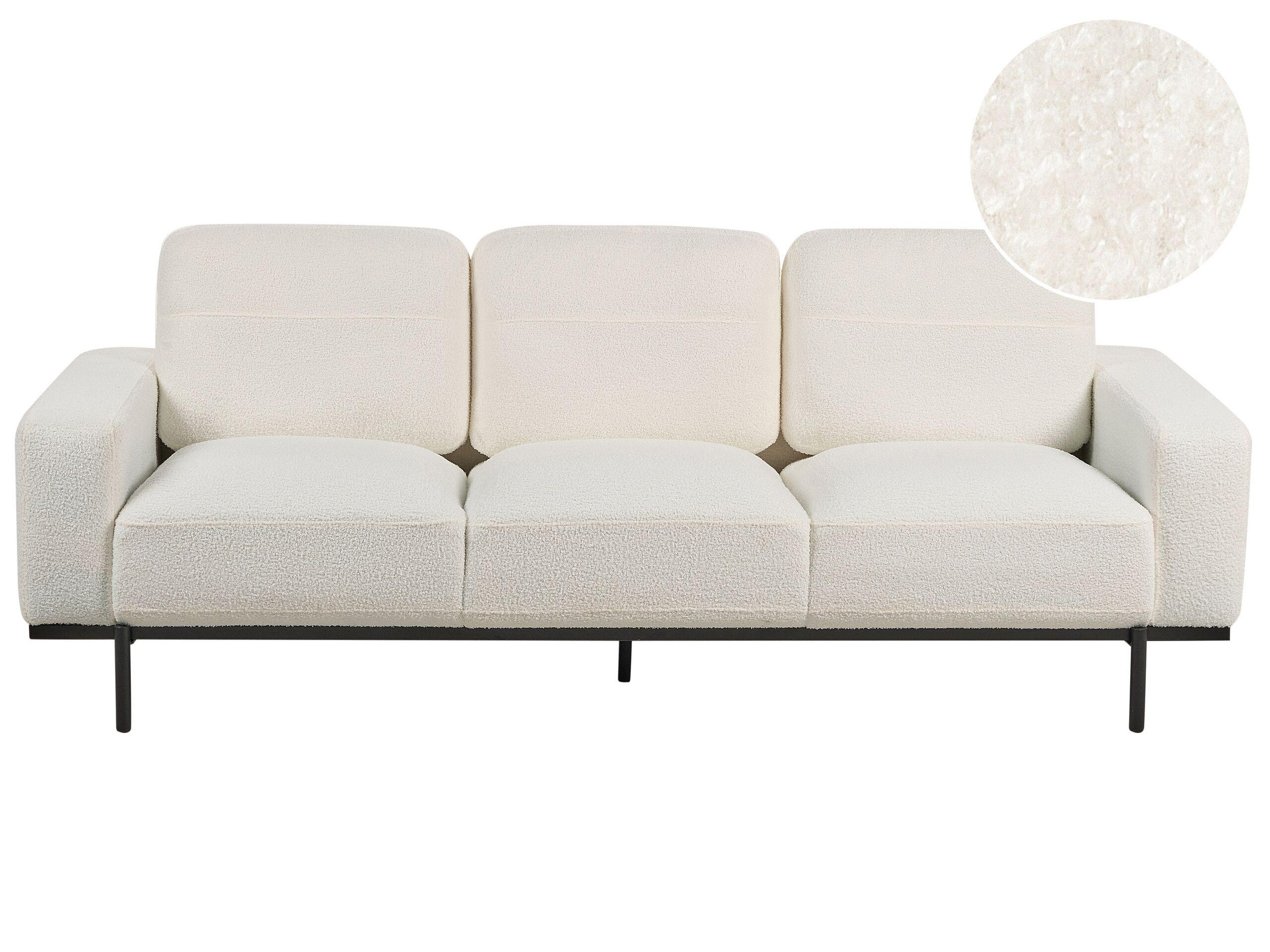 Beliani 3 Sitzer Sofa aus Bouclé Modern SOVIK  