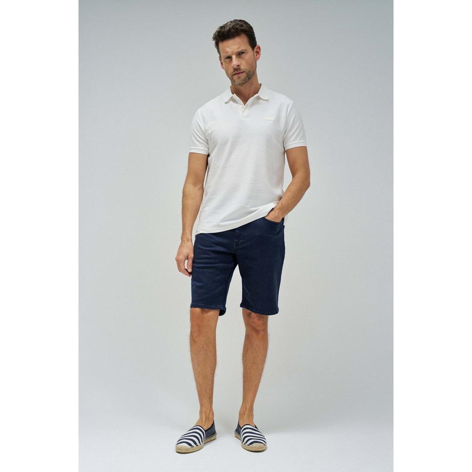 Salsa S-Activ Dark Blue Slim Fit Shorts in Denim  