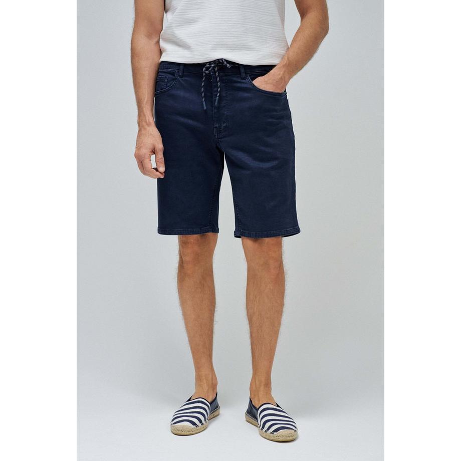Salsa S-Activ Dark Blue Slim Fit Shorts in Denim  