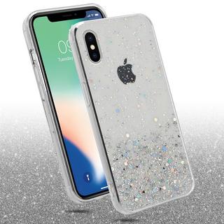 Cadorabo  Hülle für Apple iPhone X  XS TPU Silikon mit funkelnden Glitter 