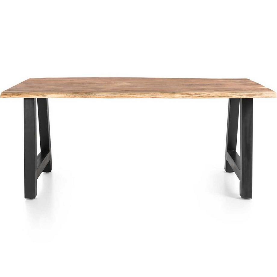 mutoni Massivholztisch Luranta Akazie A-Beine natur 240x110  