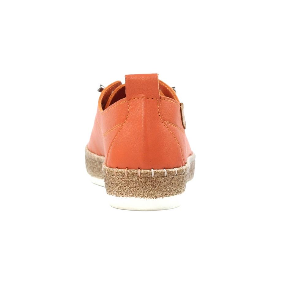 Lunar Evie Leder Keilabsatz Espadrille Schuhe  