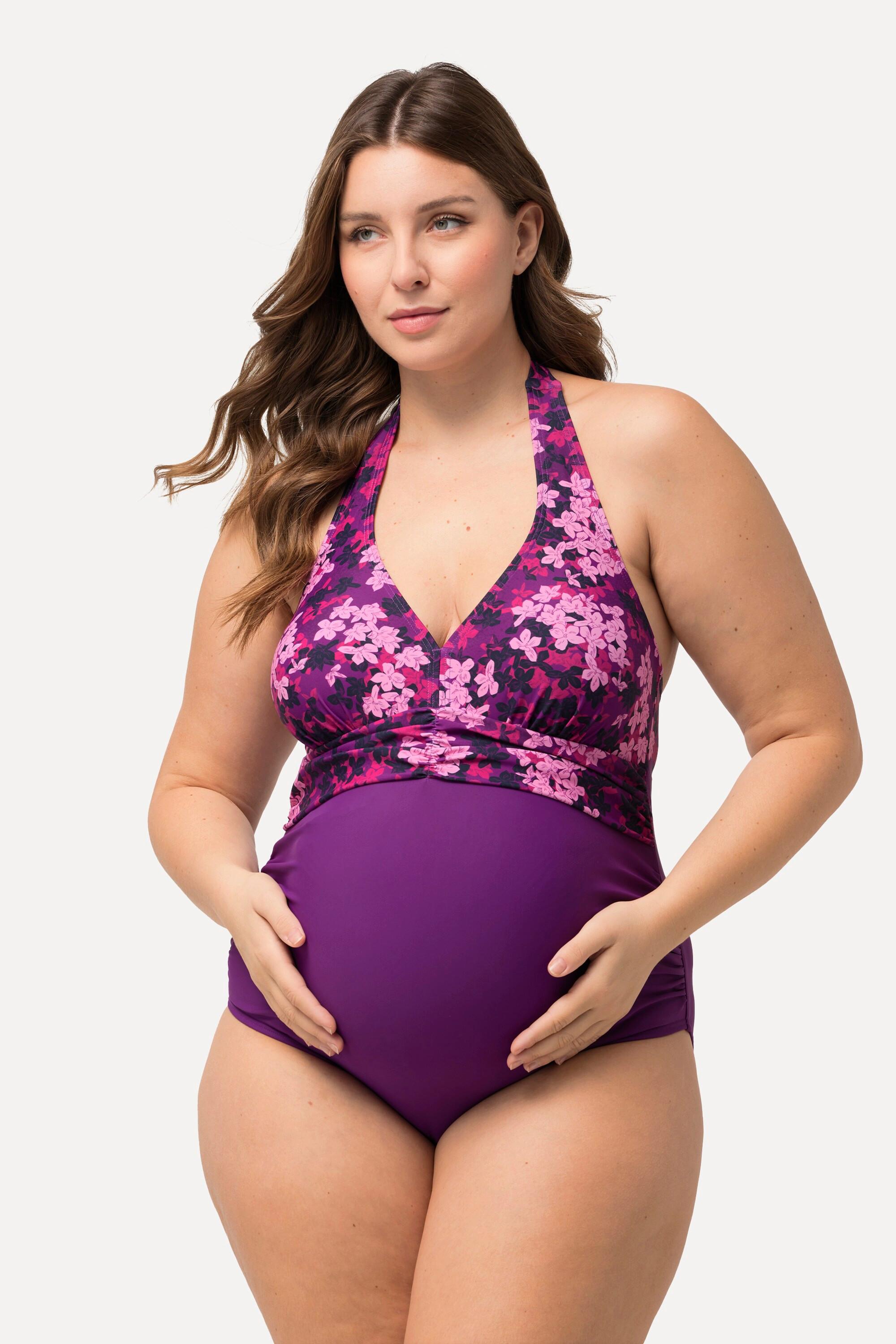 Ulla Popken Maillot de bain de grossesse Bellieva à col halter  