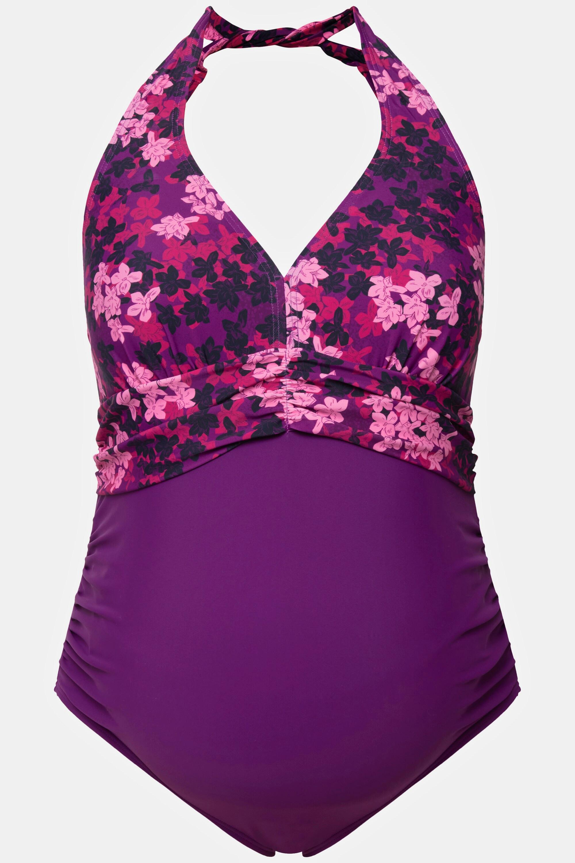 Ulla Popken Maillot de bain de grossesse Bellieva à col halter  