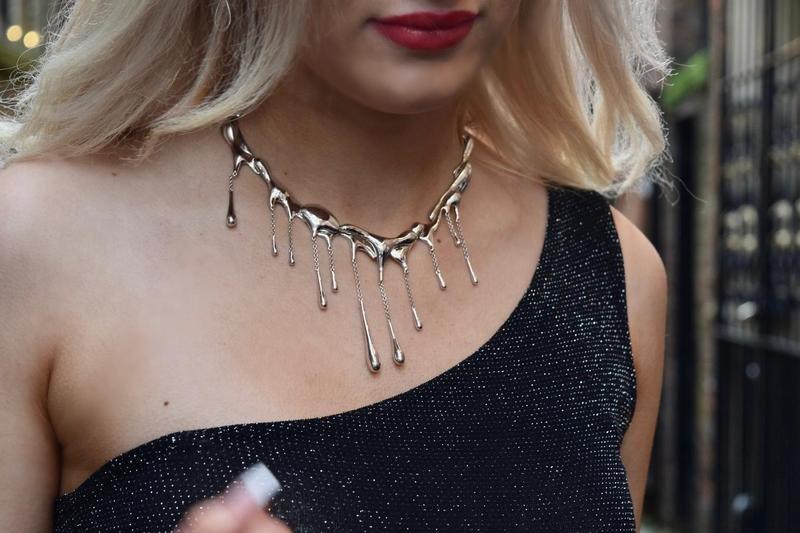 Lucy Quartermaine  Multi-Tropfen-Halskette 