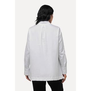 Ulla Popken Tunica Collo Calice Linea A Scollo V Maniche Lunghe  