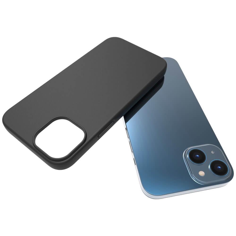 Cover-Discount  iPhone 14 - Matte Silikon Hülle Schwarz 