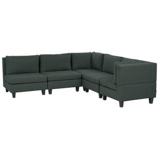 Beliani Ecksofa aus Polyester Modern UNSTAD  