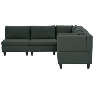 Beliani Ecksofa aus Polyester Modern UNSTAD  