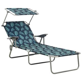 VidaXL Chaise longue tissu  