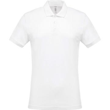 kurzar-poloshirt piqué