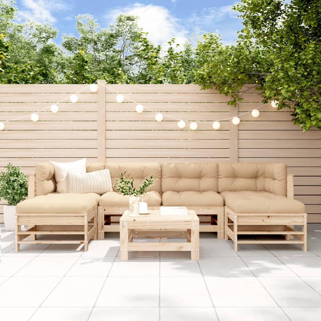 VidaXL Garten lounge set holz  