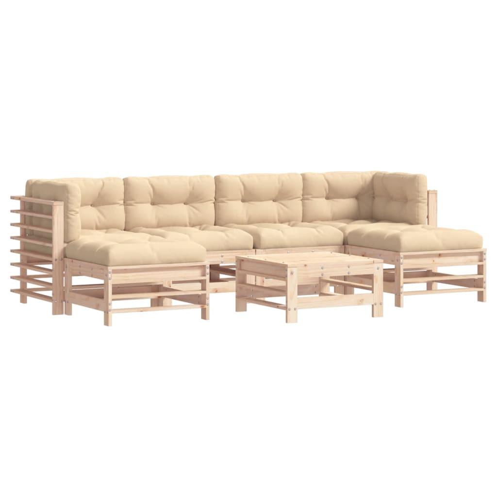 VidaXL Garten lounge set holz  