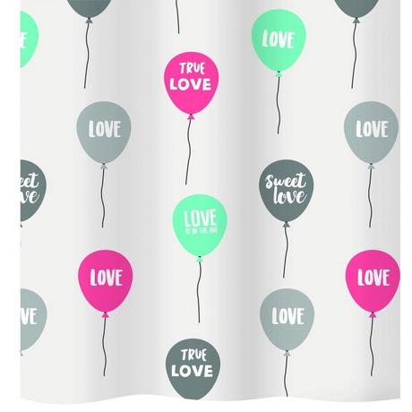 diaqua Duschvorhang Textil Love  