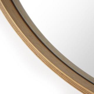 La Redoute Intérieurs Miroir rond plaqué chêne Ø100 cm  