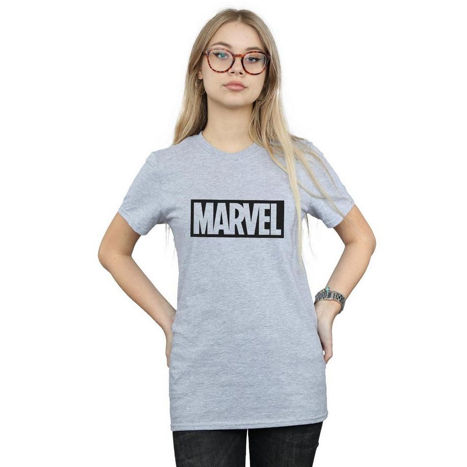 MARVEL Logo T-Shirt Stampata  