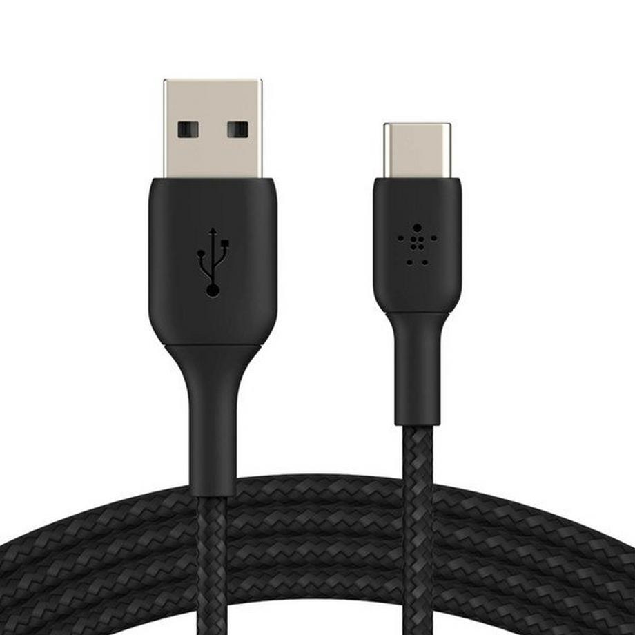 belkin  Câble USB-C en Nylon Belkin 2m Noir 