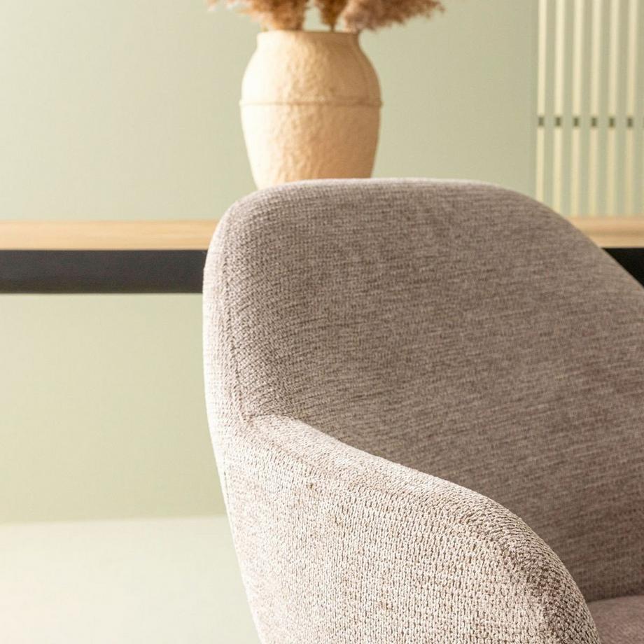 Calicosy Set di 2 poltrone bridge in tessuto grigio L51 cm - ERNEST  