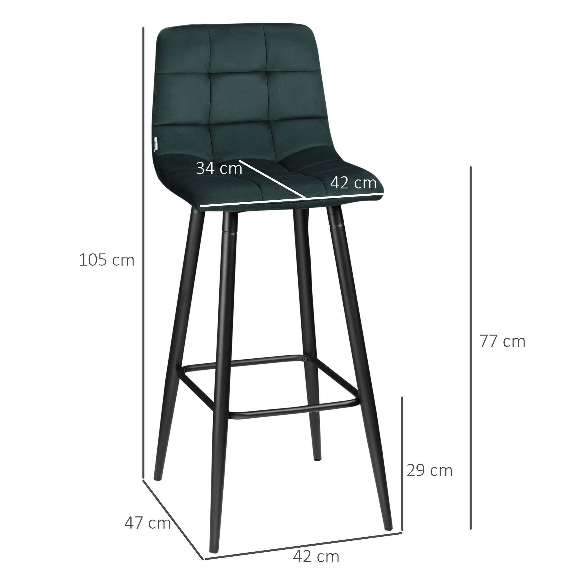 HOMCOM tabouret de bar  