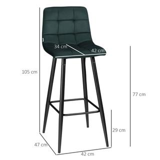 HOMCOM tabouret de bar  