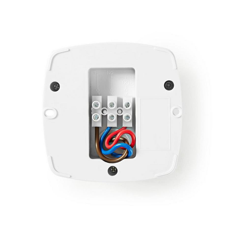 Nedis  Bewegungsmelder | Innen- und Außenbereich | 3-Draht | Typ F (CEE 7/7) | 360° | 5 - 300 W | 300 W | 1200 W | 3 - 2000 Lux | Sensortechnik: PIR | Sensorreichweite: 2,0 - 8,0 m 