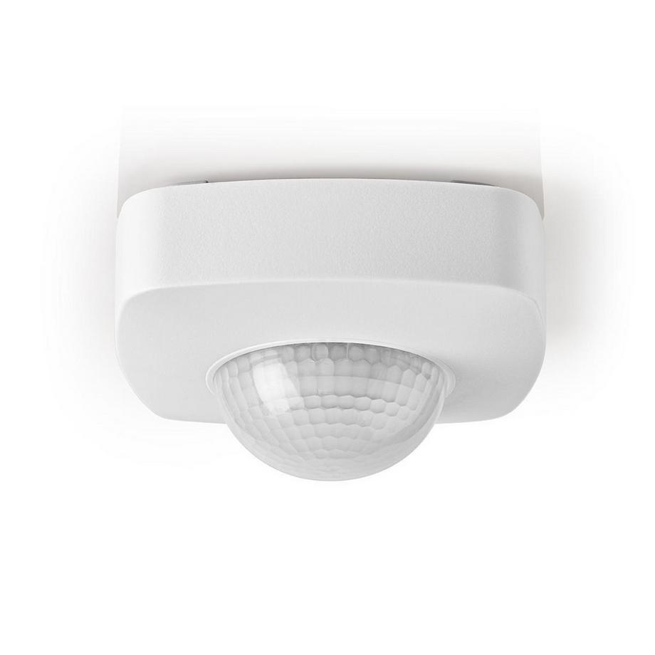 Nedis  Bewegungsmelder | Innen- und Außenbereich | 3-Draht | Typ F (CEE 7/7) | 360° | 5 - 300 W | 300 W | 1200 W | 3 - 2000 Lux | Sensortechnik: PIR | Sensorreichweite: 2,0 - 8,0 m 