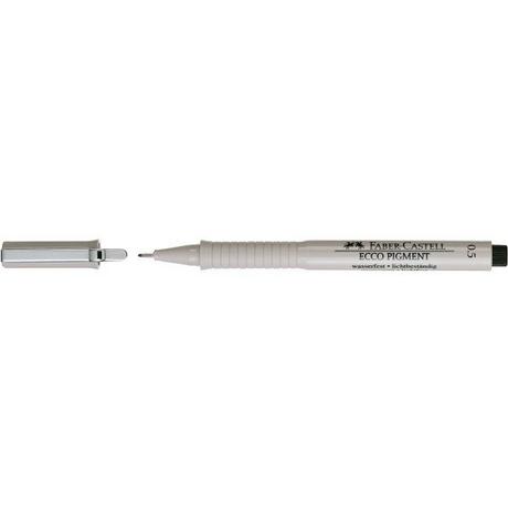 Faber-Castell FABER-CASTELL Tintenschreiber ECCO 0,5mm 166599 Pigment, schwarz  