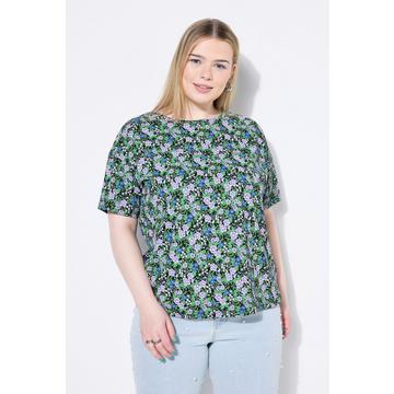T-shirt oversize, imprimé à fleurs