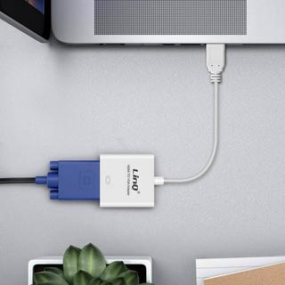 Avizar  USB 3.0 auf VGA Adapter LinQ Weiß 