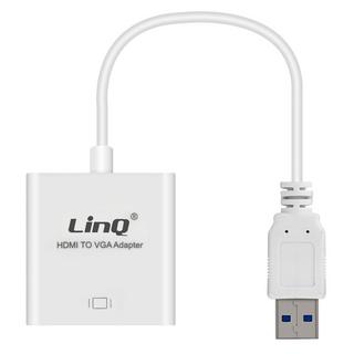 Avizar  USB 3.0 auf VGA Adapter LinQ Weiß 