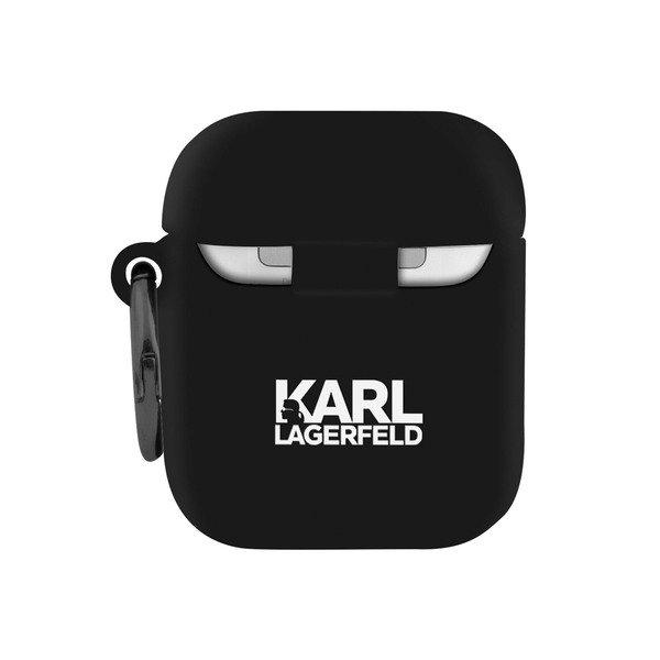 KARL LAGERFELD  AirPods Silikon Hülle mit Karabiner, Paris RSG Design 