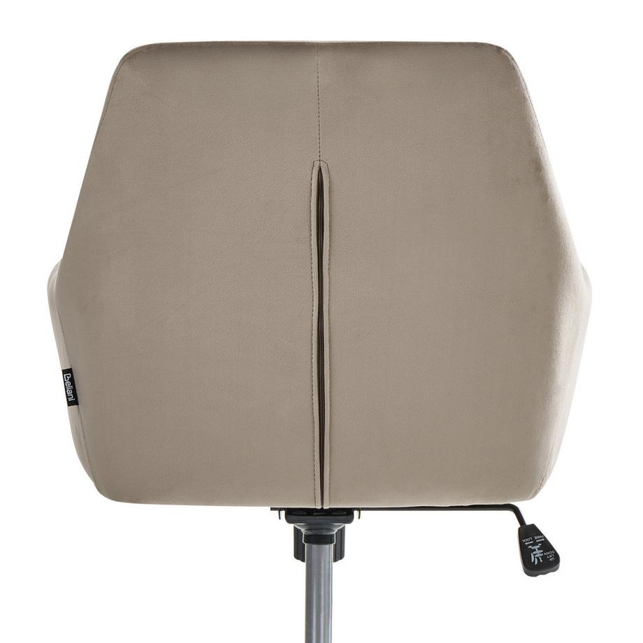 Beliani Chaise de bureau en Velours  WELLSTON  