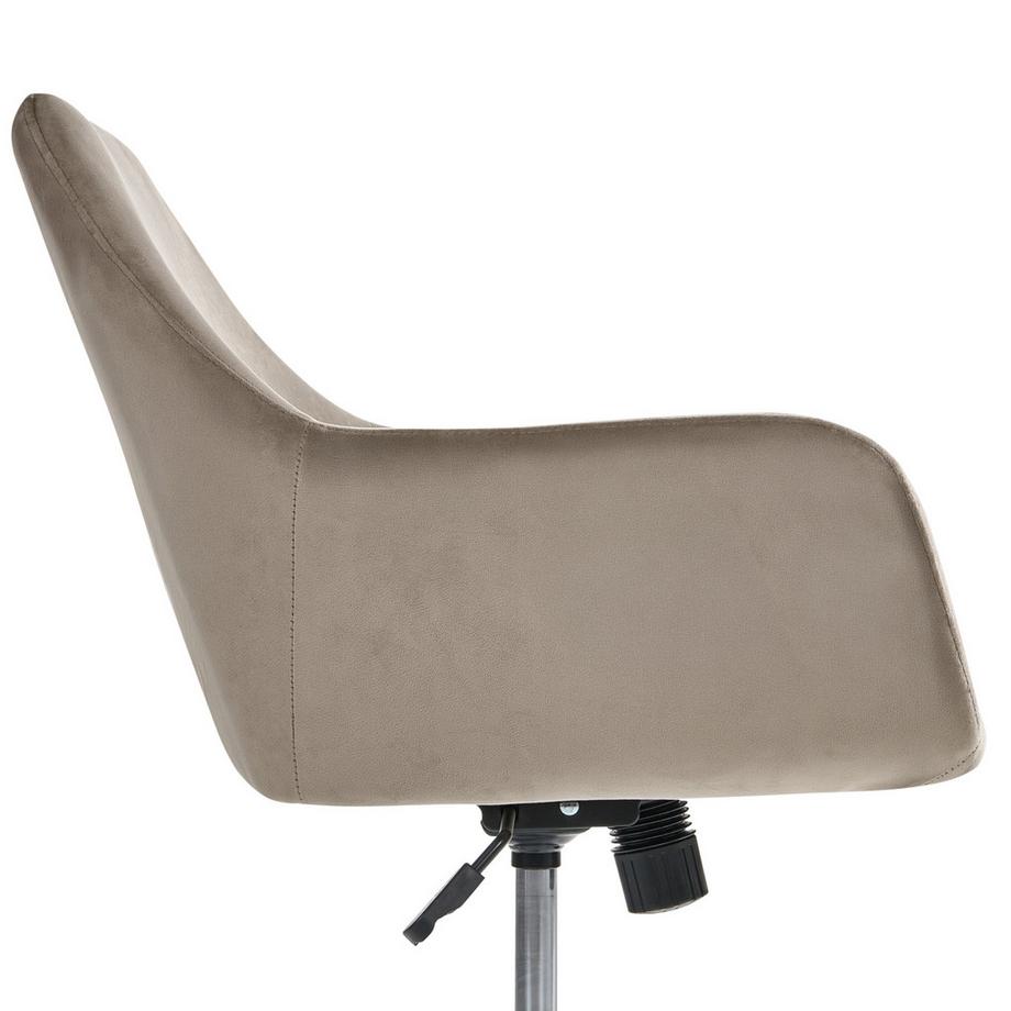 Beliani Chaise de bureau en Velours  WELLSTON  