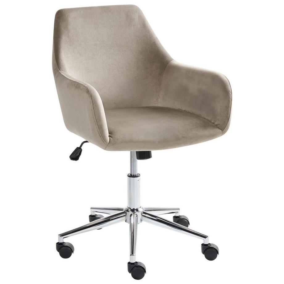 Chaise de bureau en Velours  WELLSTON