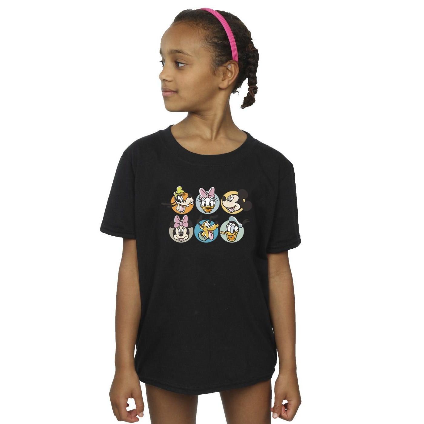 Disney  Mickey Mouse And Friends Faces TShirt 