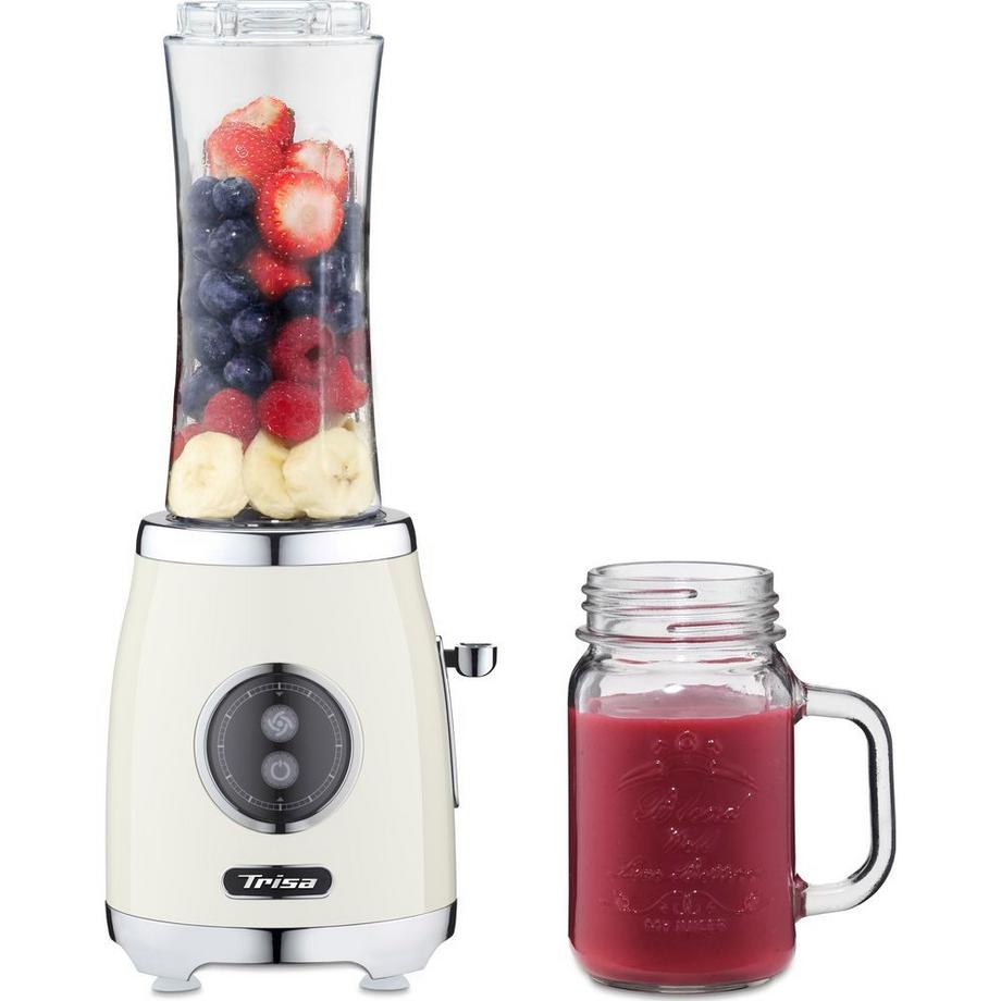 Trisa Standmixer Mix 'n' Joy Weiss-Gelb  