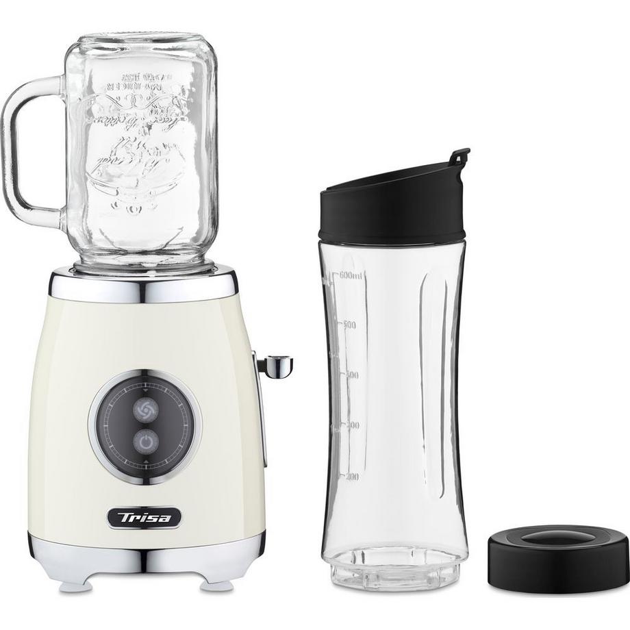 Trisa Standmixer Mix 'n' Joy Weiss-Gelb  