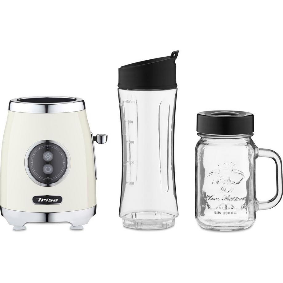 Trisa Standmixer Mix 'n' Joy Weiss-Gelb  