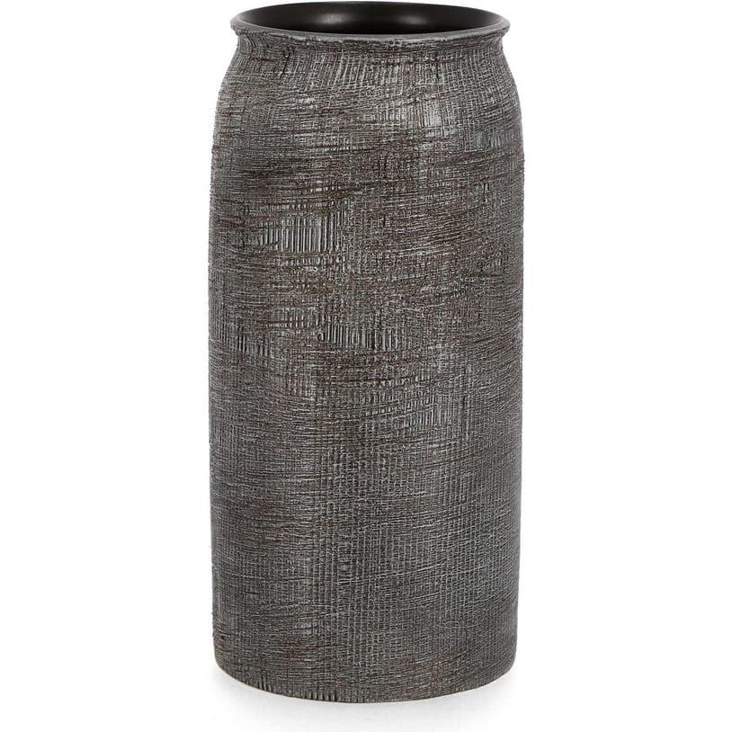 mutoni Vase Chypre gris foncé 15x15x32  