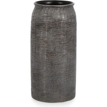 Vase Chypre gris foncé 15x15x32