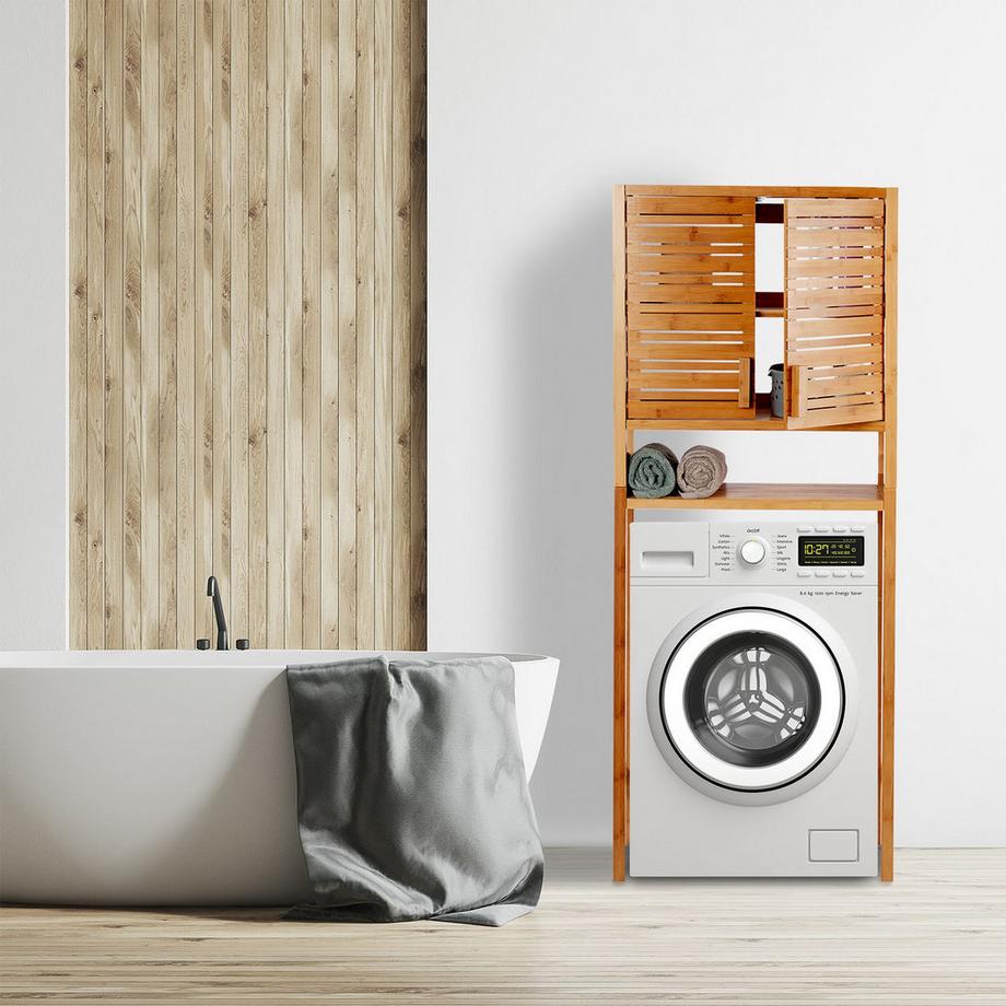 B2X Waschmaschinenschrank aus Bambus  