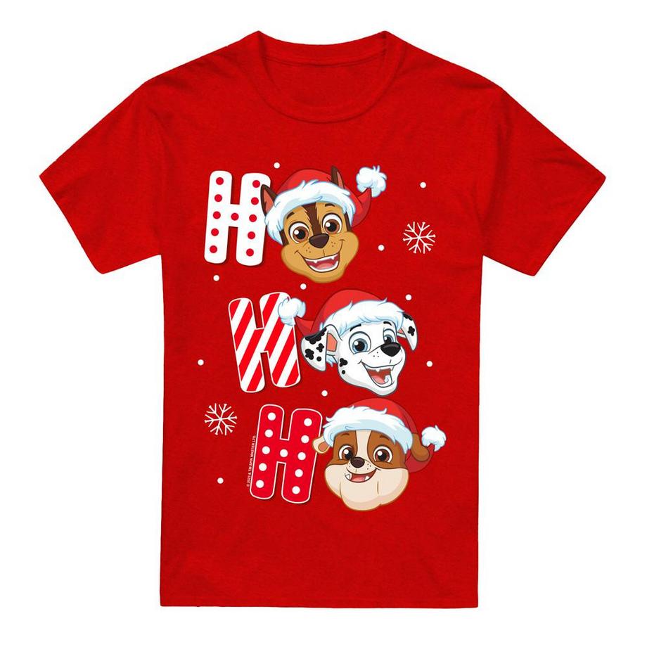 PAW PATROL Weihnachtliches Design T-Shirt  