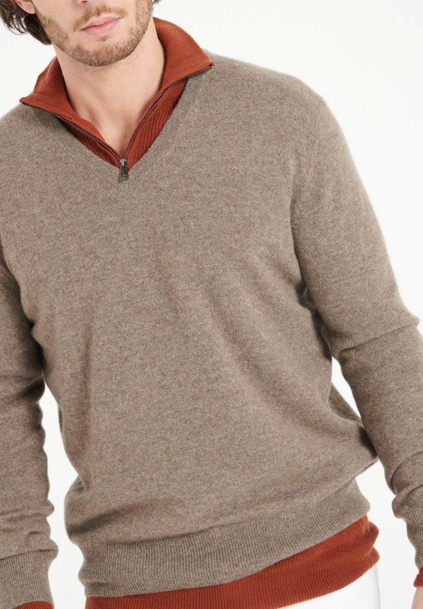 Studio Cashmere8  LUKE 1 Maglione con scollo a V - 100% cashmere 