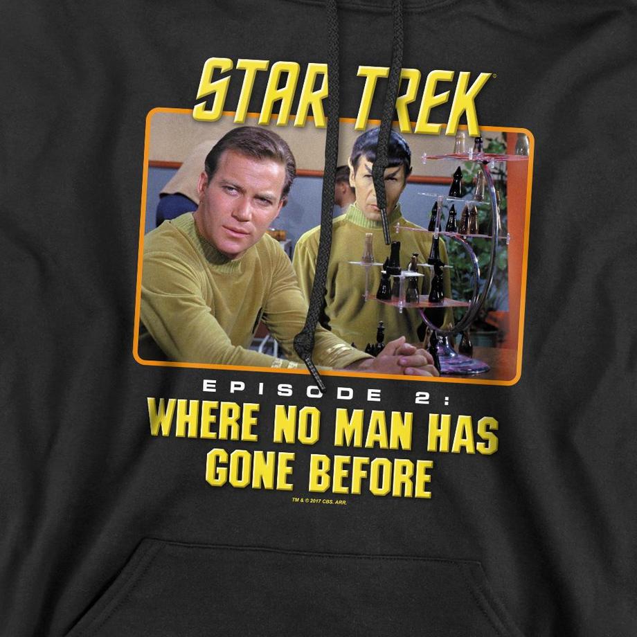 Star Trek Star Trek Episode 2 Where No Man Has Gone Before Felpa con Cappuccio  