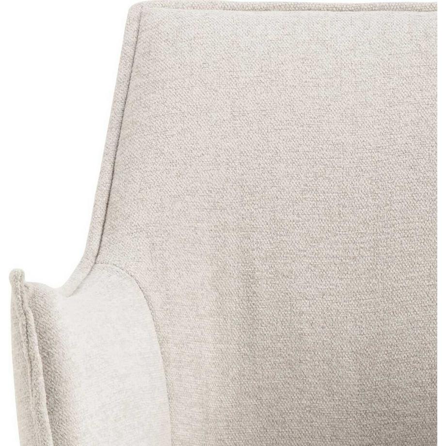 mutoni Chaise à accoudoirs Kaleo beige (1 pièce)  